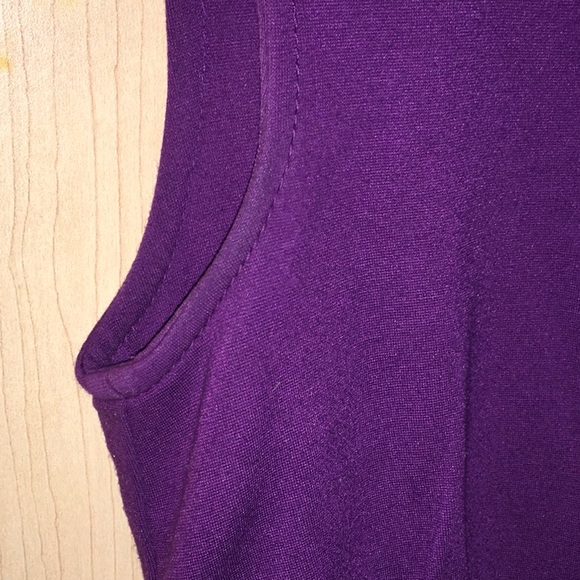 BR Eggplant dress with pockets - Picture 5 of 6